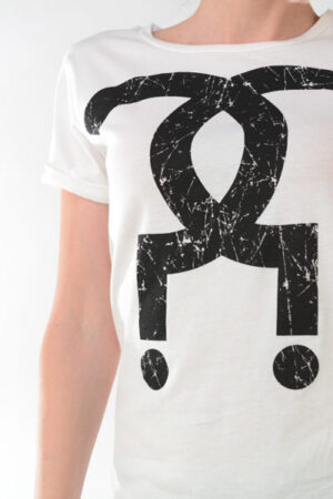 Double Question Mark Screen Print Tee