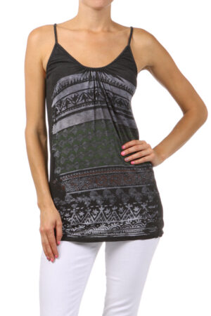 M-Rena Navajo Print Seamless Camisole