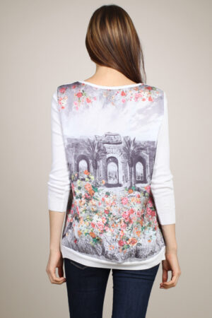 M-Rena Three-Quarter Sleeve Light Weight Cardigan