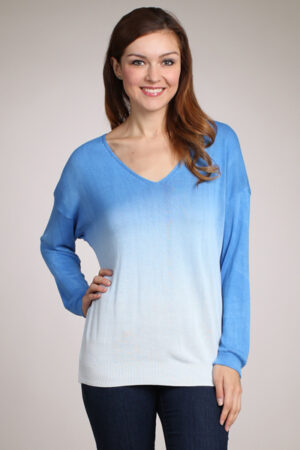 M-Rena Ombre Light Weight Sweater Top