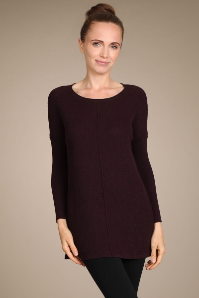 M-Rena Loose Fit Long Sleeve Tunic Top
