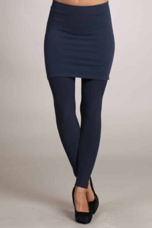 M.Rena Skirted Seamless Rayon Leggings