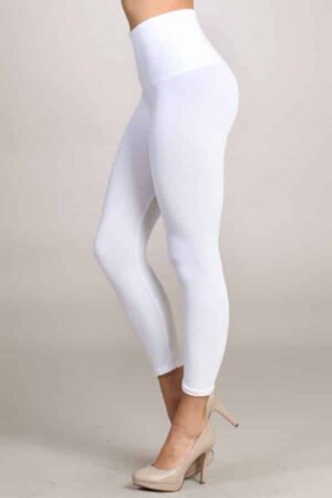 M.Rena Tummy Tuck Cropped Seamless Rayon Legging