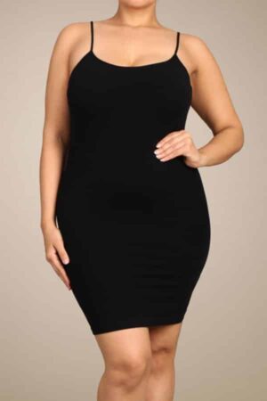 M. Rena Plus Size Spaghetti-Strap Seamless Slip Dress