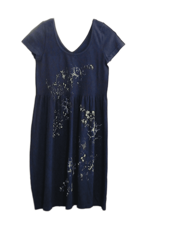 M. Rena Cap Sleeve Floral Seamless Babydoll Dress. One Size - Image 2
