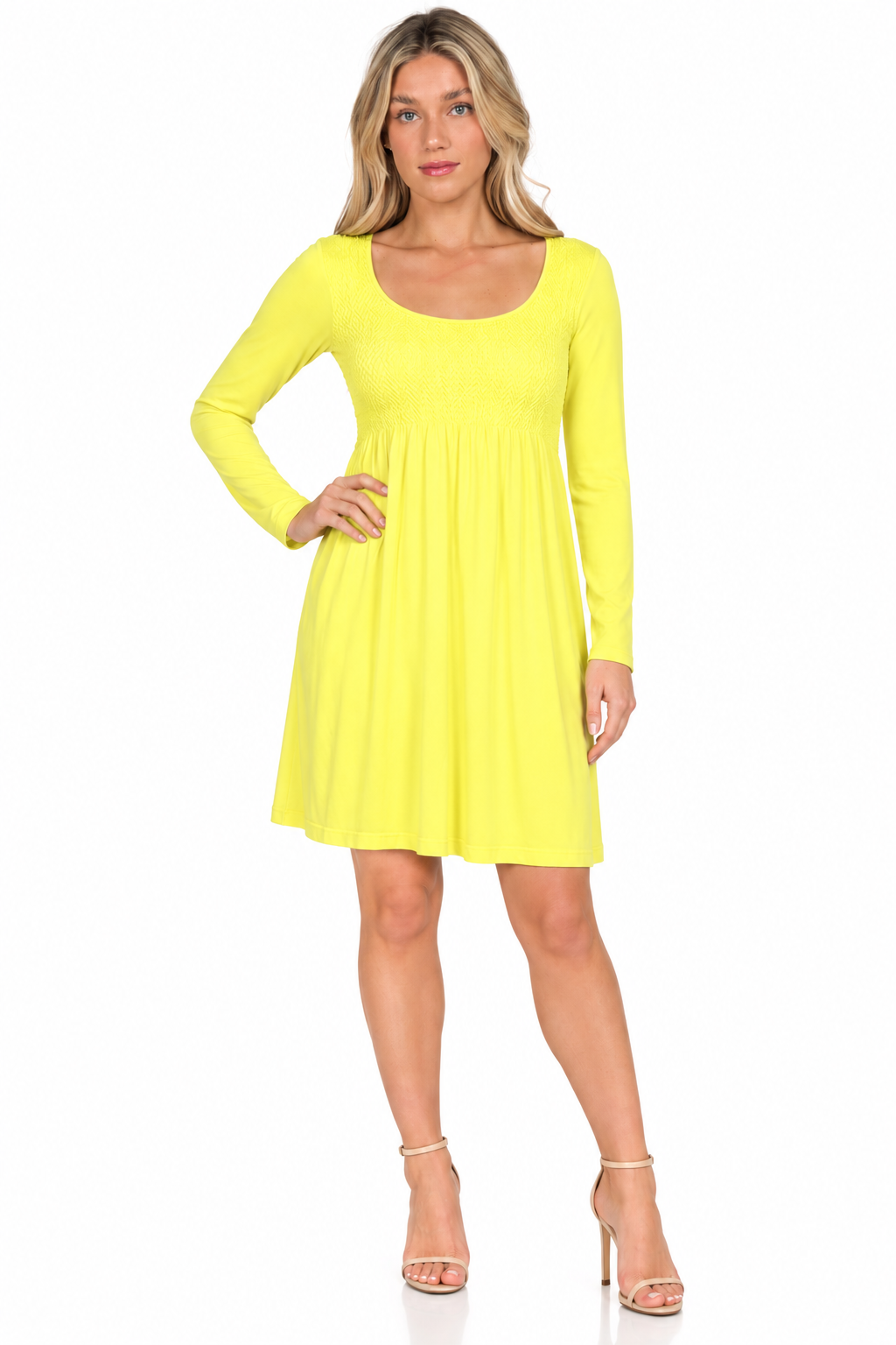 M. Rena Smocked Seamless Baby Doll Dress - Image 4
