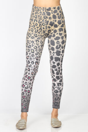 M. Rena Leopard Print Tummy Control Leggings