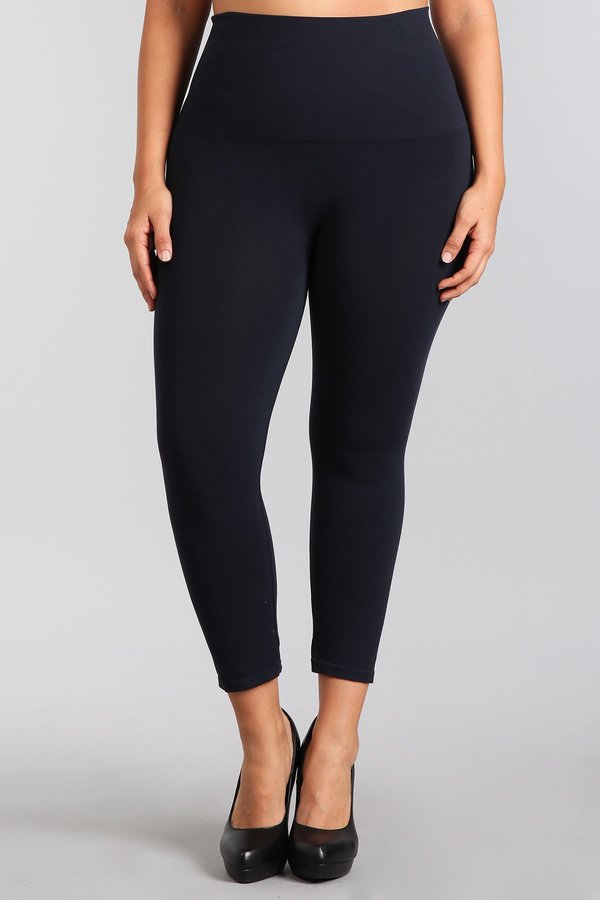 M. Rena Cropped Seamless Rayon Leggings | Dreamcatcher Apparel