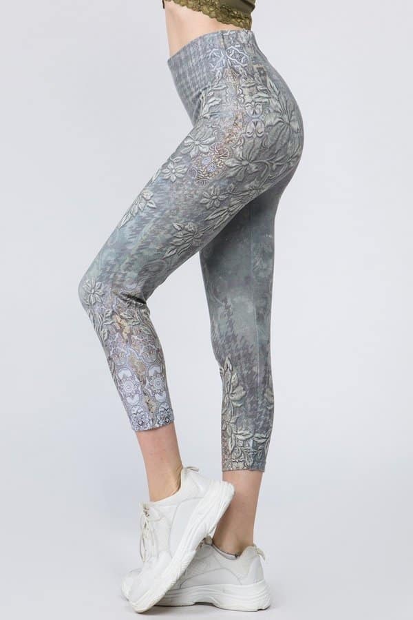 M. Rena Valentina Sublimation Capri Leggings | Dreamcatcher Apparel