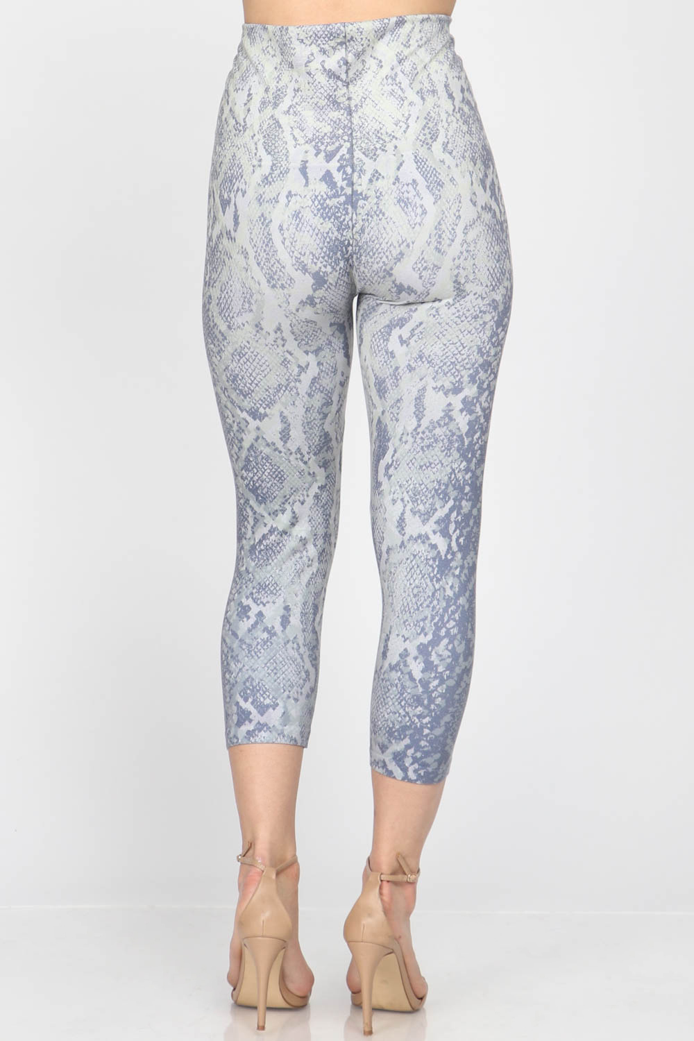M. Rena Snake Print Cropped Leggings - Image 3