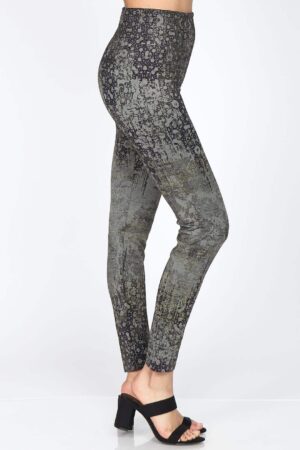 M.Rena pinwheel wallpaper Print Tummy Control Legging