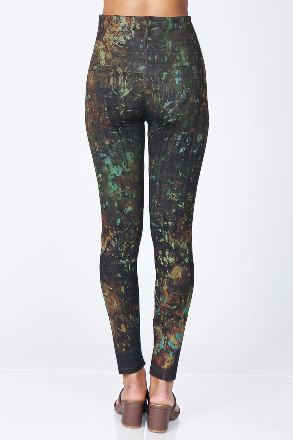 M. Rena Deep Forest Print Leggings