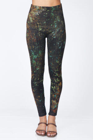 M. Rena Deep Forest Print Leggings