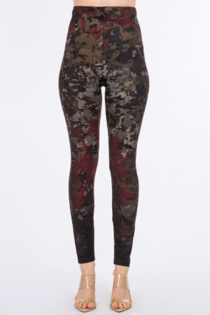 M. Rena Tummy Control Camouflage Leggings