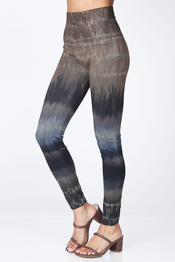 allover tie-dye printed leggings