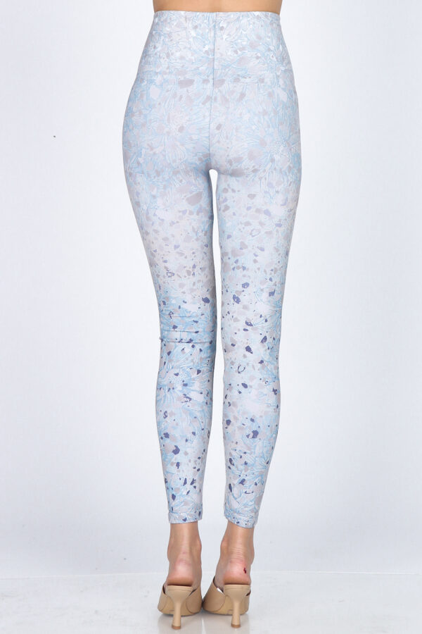 M. Rena Terrazzo Tile Print Tummy Control Leggings - Image 3