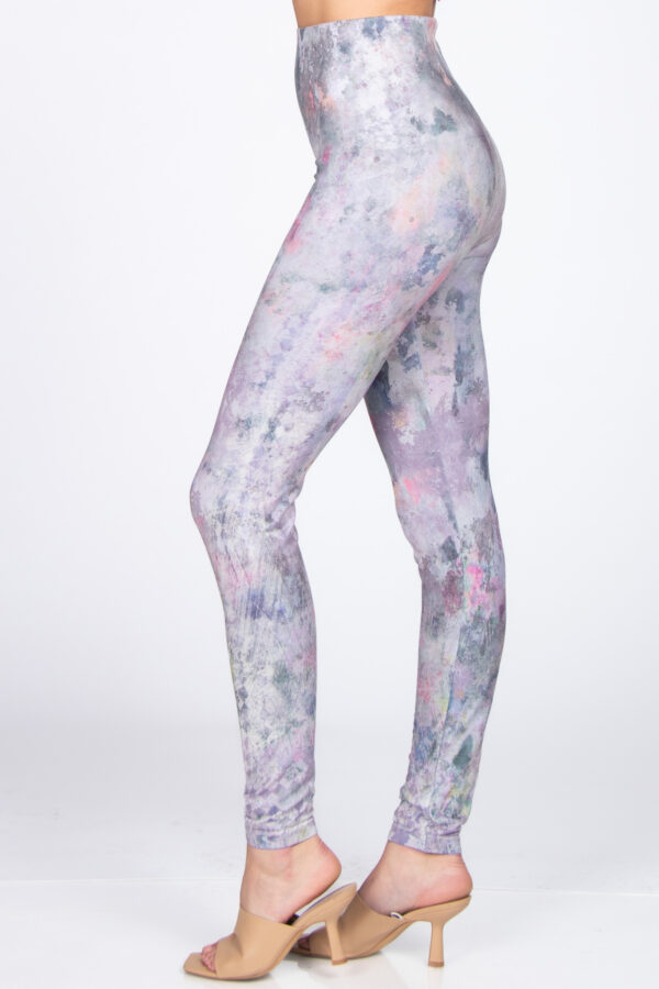 M. Rena Water Colors Print Tummy Control Leggings - Image 2