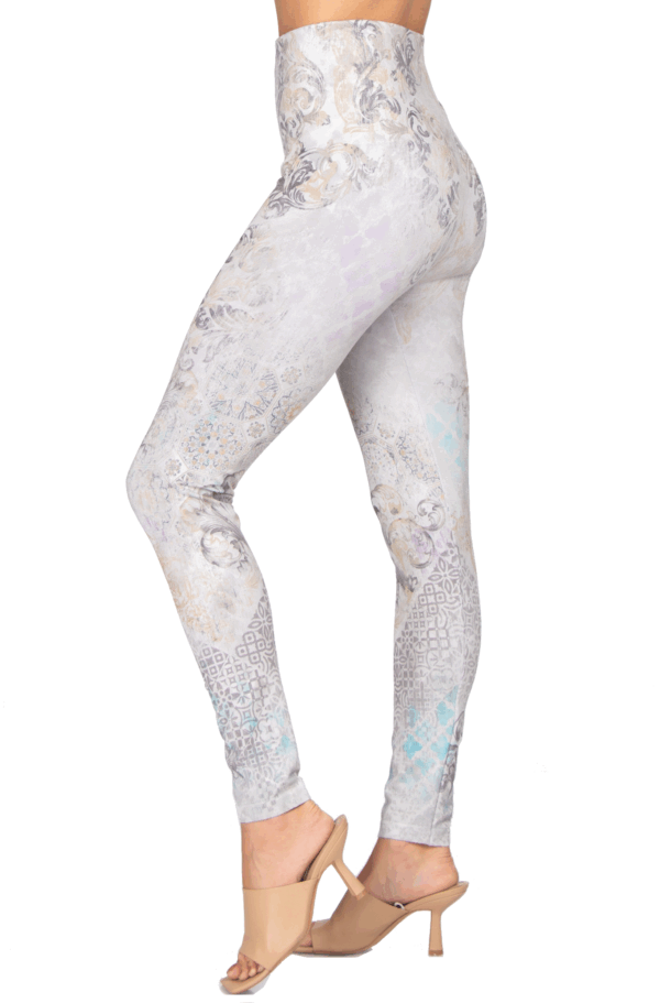 M. Rena Geometric Tummy Tuck Leggings - Image 2