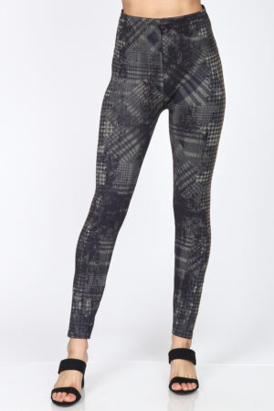 M. Rena Geometric Tummy Tuck Leggings