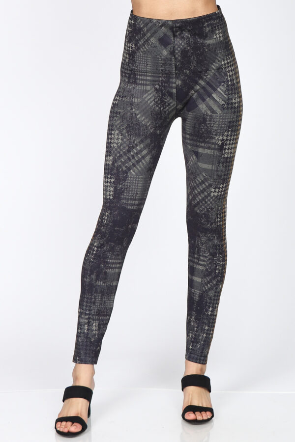 M. Rena Geometric Tummy Tuck Leggings