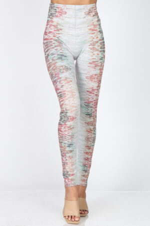M. Rena Geometric Tummy Tuck Leggings