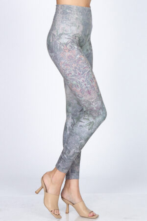 M. Rena Geometric Tummy Tuck Leggings