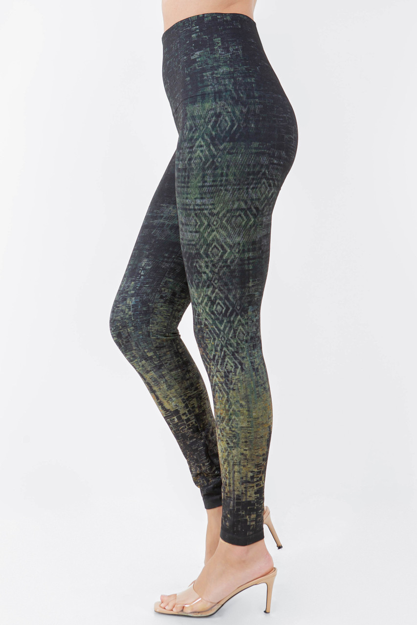 M. Rena Geometric Tummy Tuck Leggings - Image 2