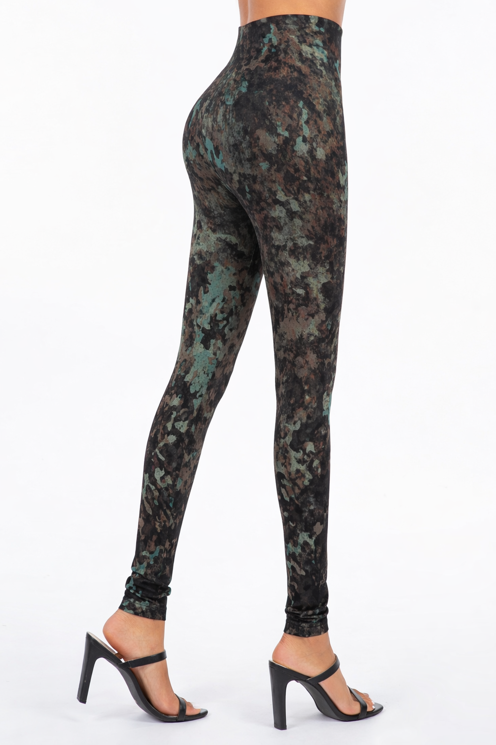 M. Rena Multicolor Tummy Tuck Leggings - Image 2