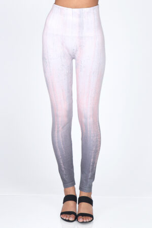 M. Rena Subtle Rising Streaks Print Leggings