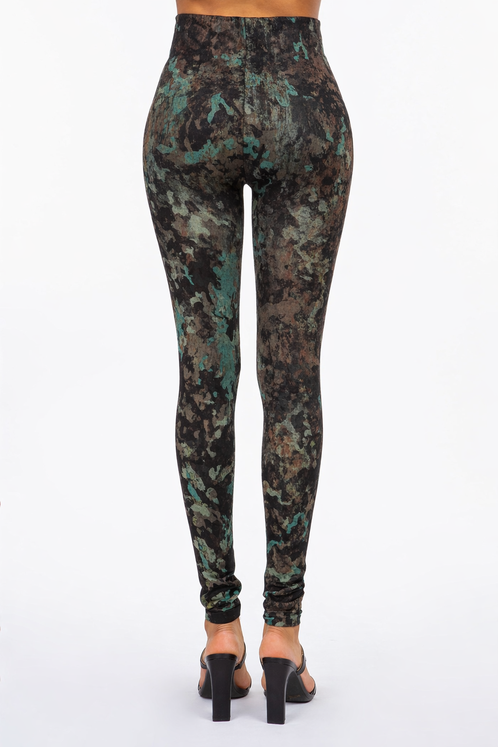 M. Rena Multicolor Tummy Tuck Leggings - Image 3