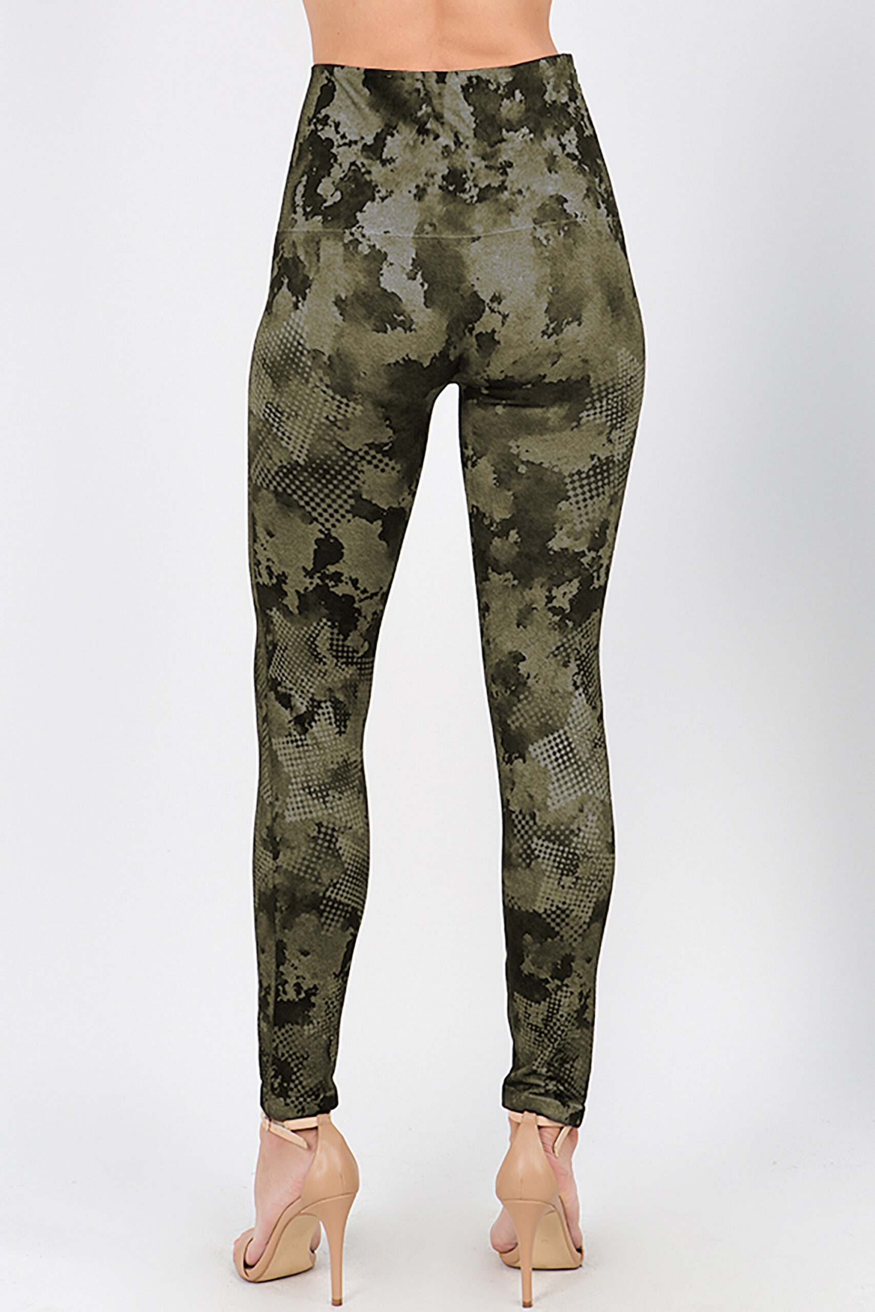 M. Rena Denim Leggings with Astro-Camo Sublimation Print - Image 2