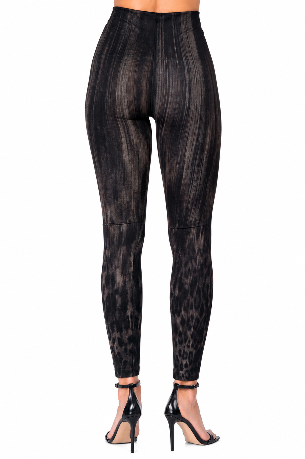 M. Rena Midnight Brushstroke Tummy Control Leggings. - Image 3