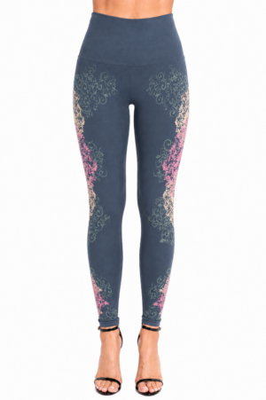 M. Rena Damask High-Waisted Leggings