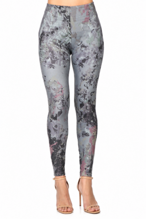 M. Rena High-Waisted Printed Leggings
