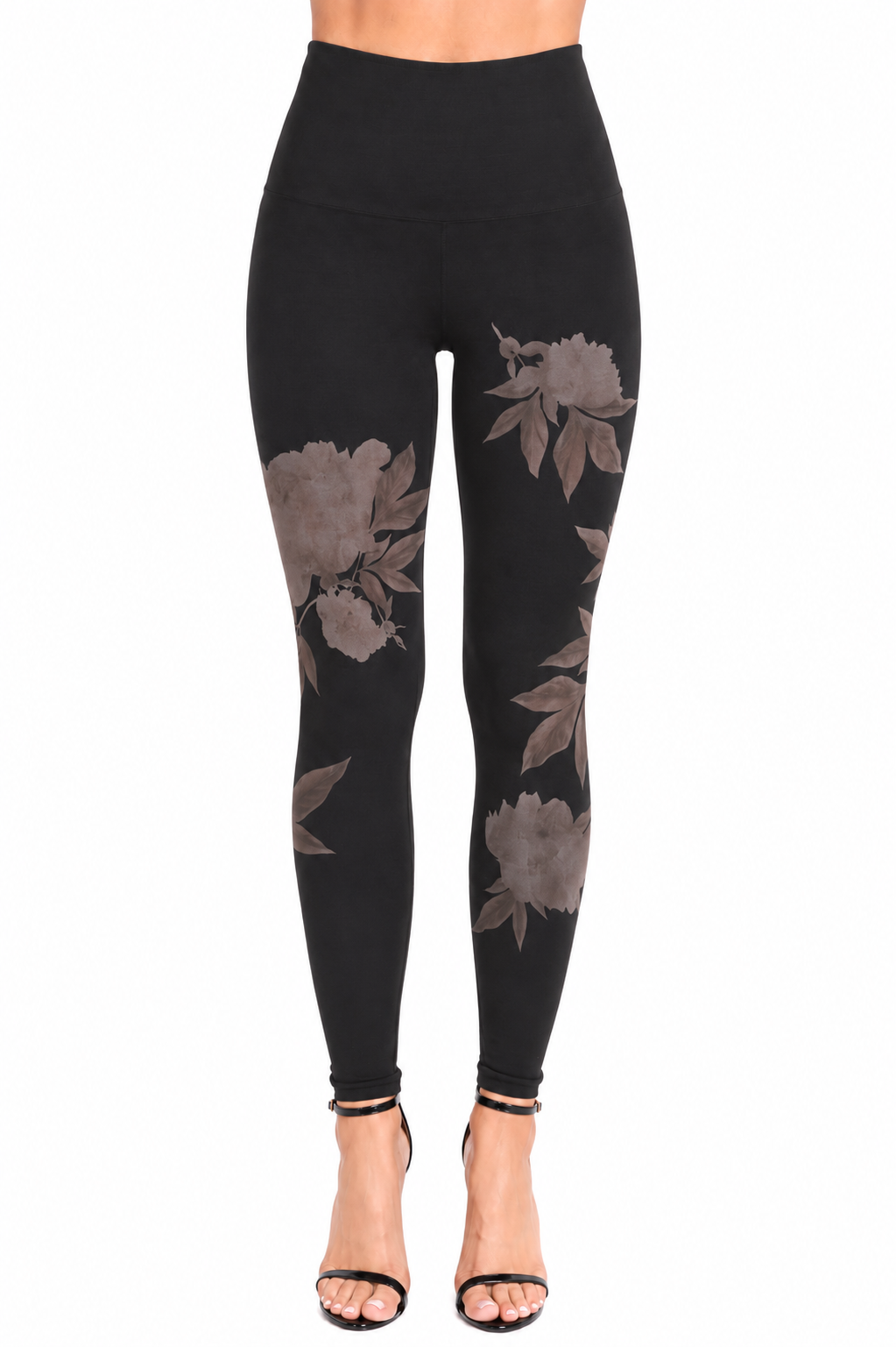 M. Rena Women's High-Waisted Floral Print Leggings